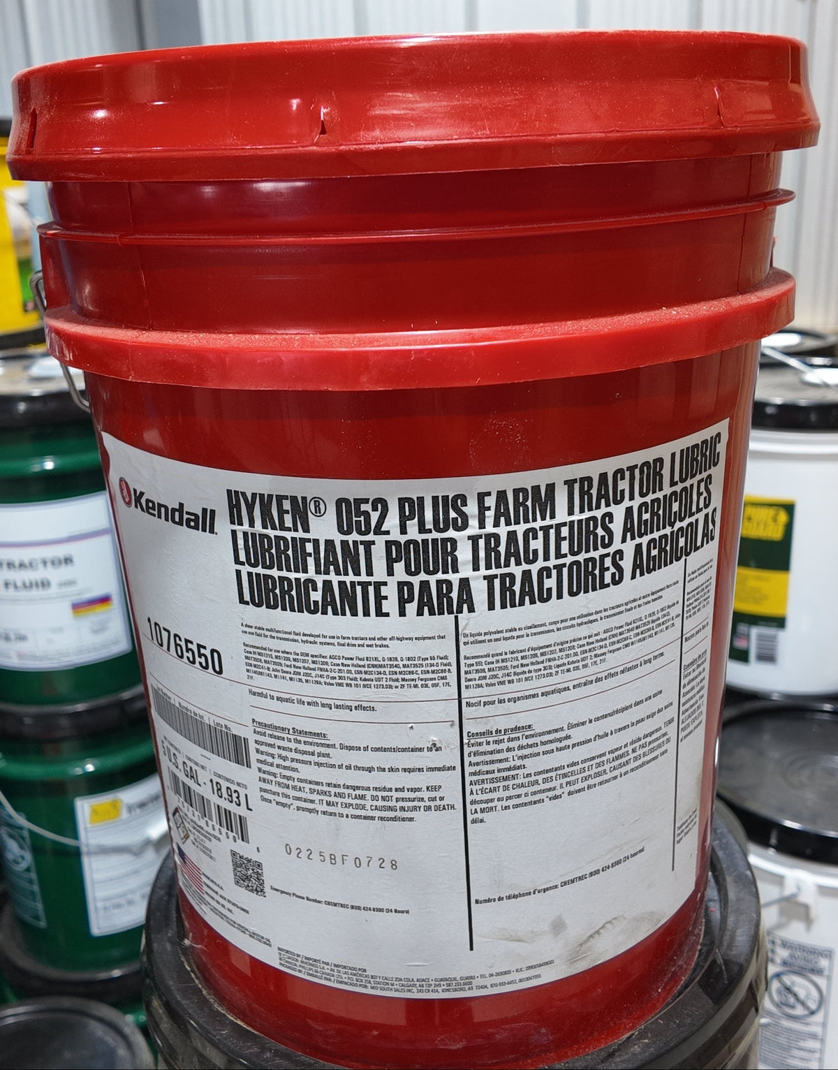 (Red) Kendall Hyken Plus 052 Hyd. Fluid
