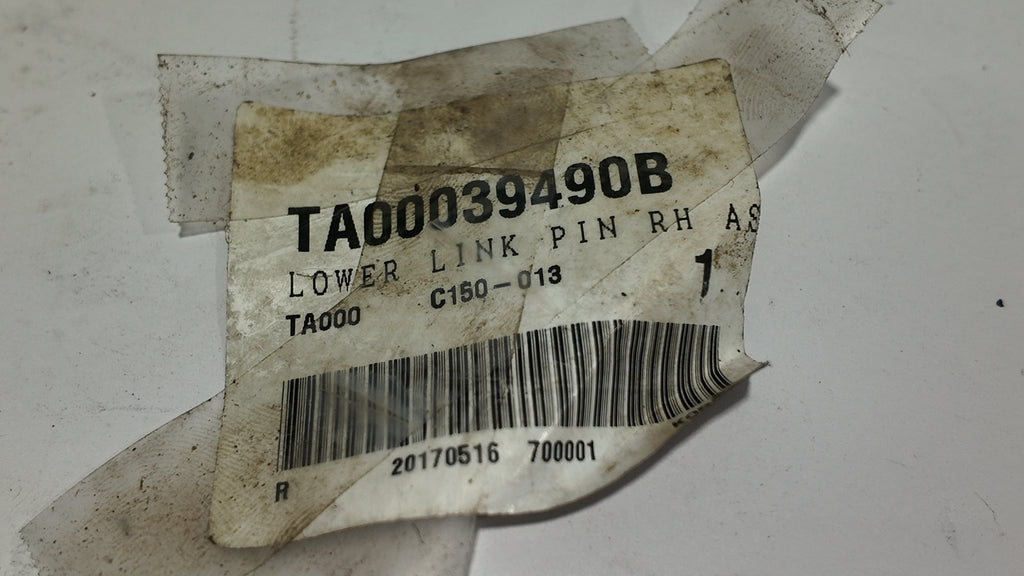 TA00039490B | Bad Boy Lower Link Pin Right-Hand Assembly