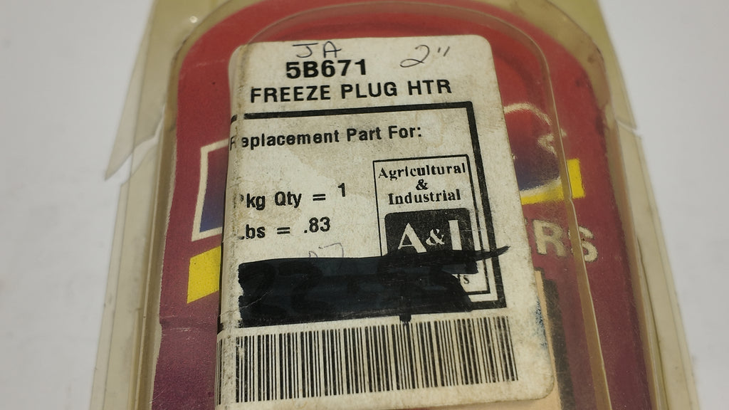 5B671 | A&I Freeze Plug