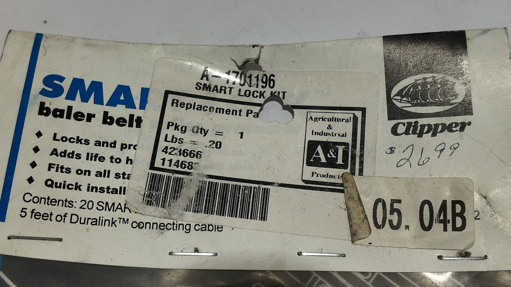 A&I Products SMA Clipper Baler Belt Smart Lock Kit with Duralink Cable - Part A-1701196