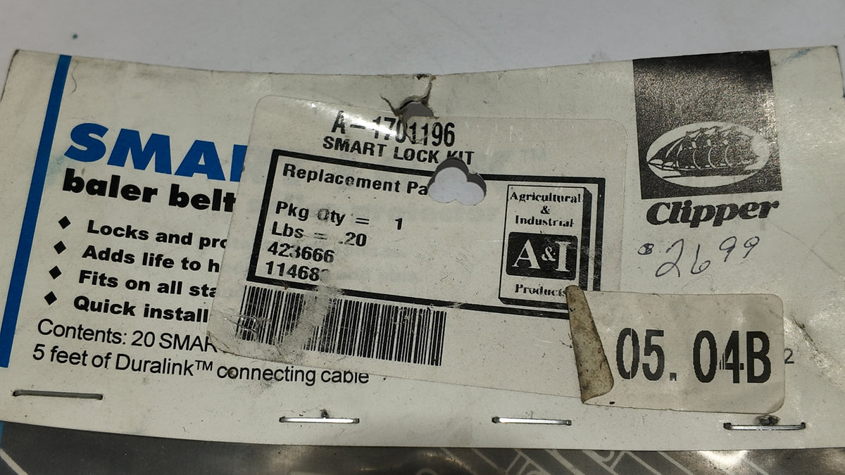 A&I Products SMA Clipper Baler Belt Smart Lock Kit with Duralink Cable - Part A-1701196